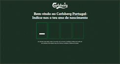 Desktop Screenshot of carlsberg.pt